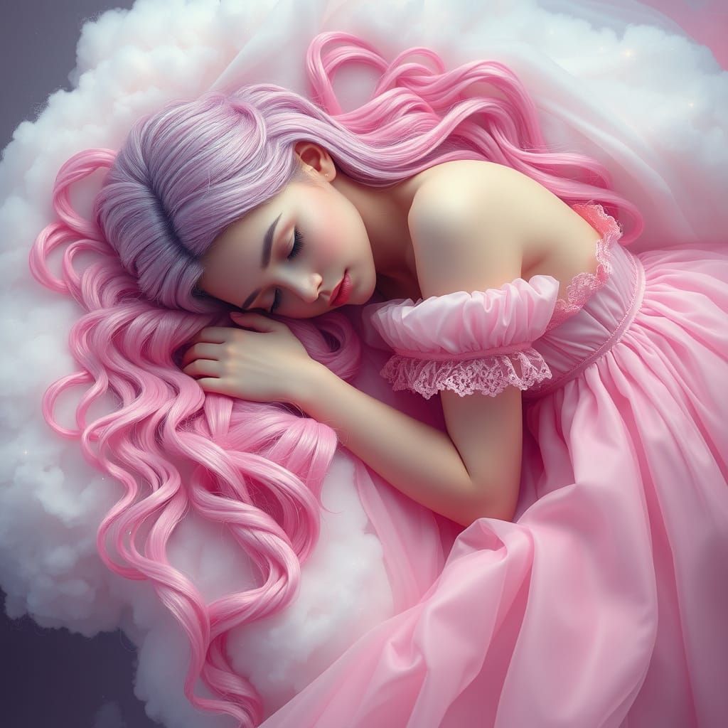 Enchanted Princess on a Cloudy Dream