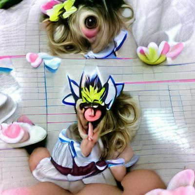 Yami Kawaii Aesthetic Illustration