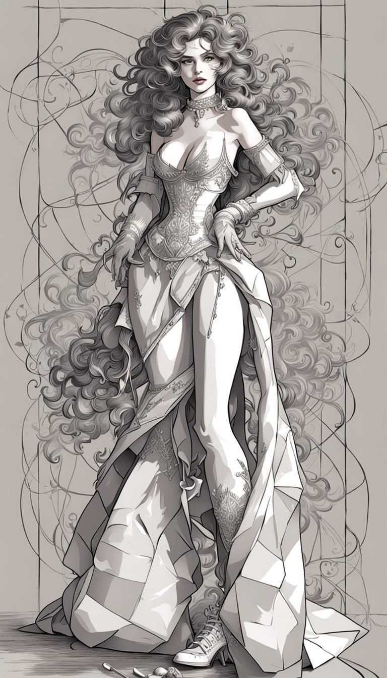 AI Image Generation Internal Structure and Metrics