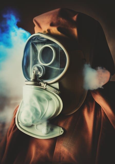 Abstract Smoke Figure in Photorealistic Style