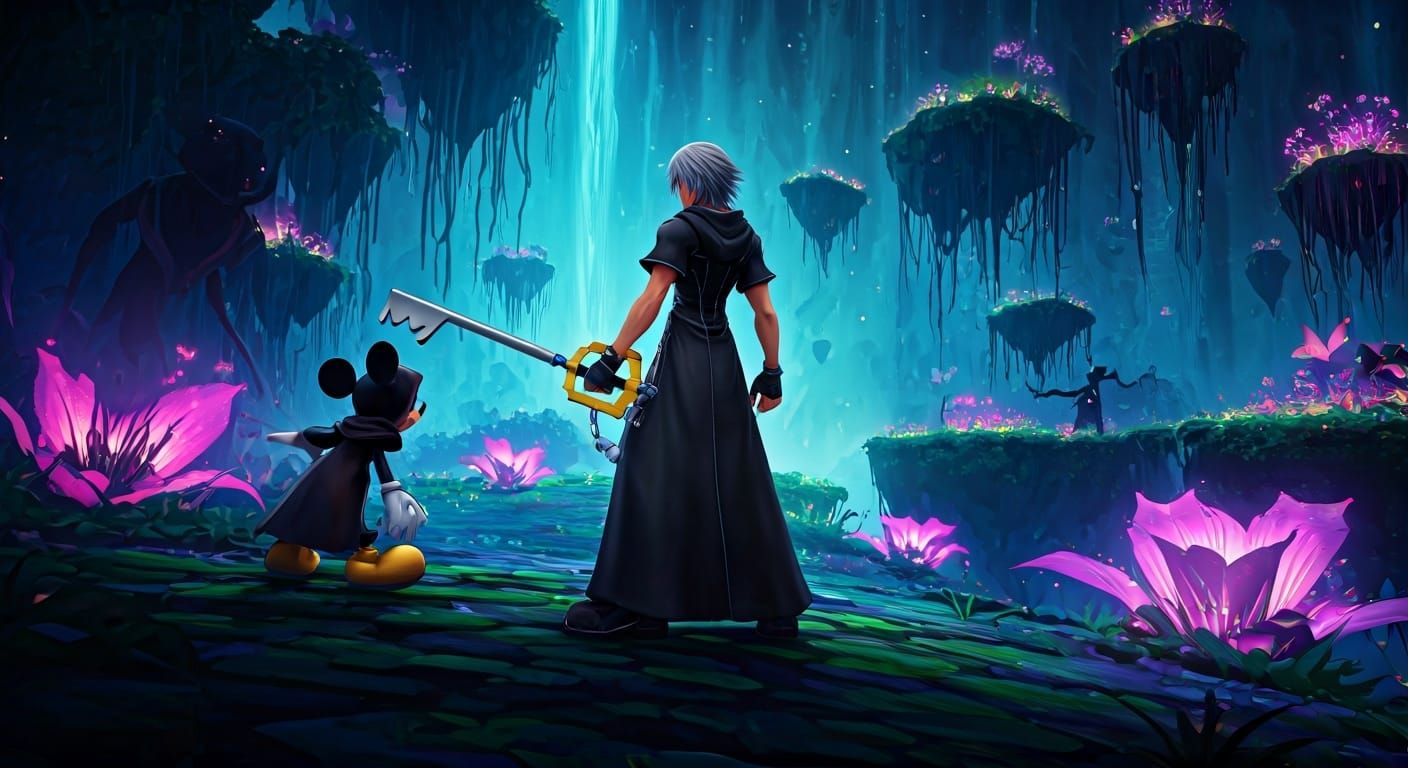 Epic Kingdom Hearts Battle in 3D Game Style