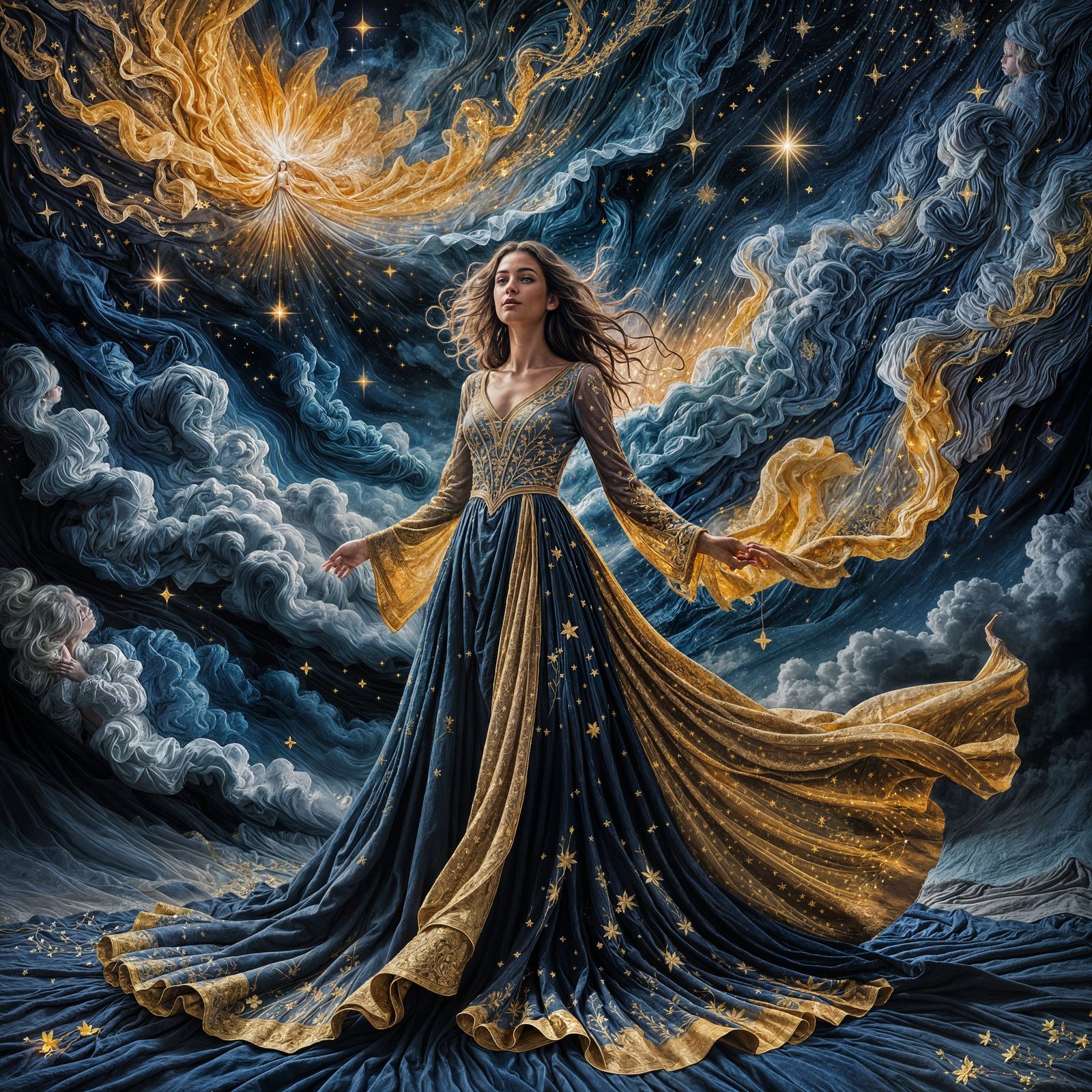 Heaven's Embroidered Cloths: A Dreamlike Vision