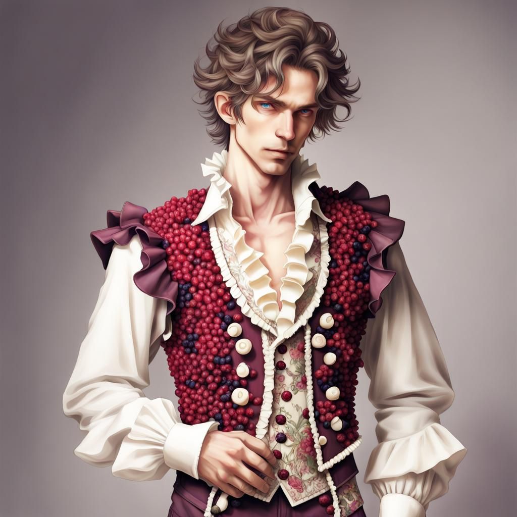 Fae in Fruit Couture: Baroque Anime Style