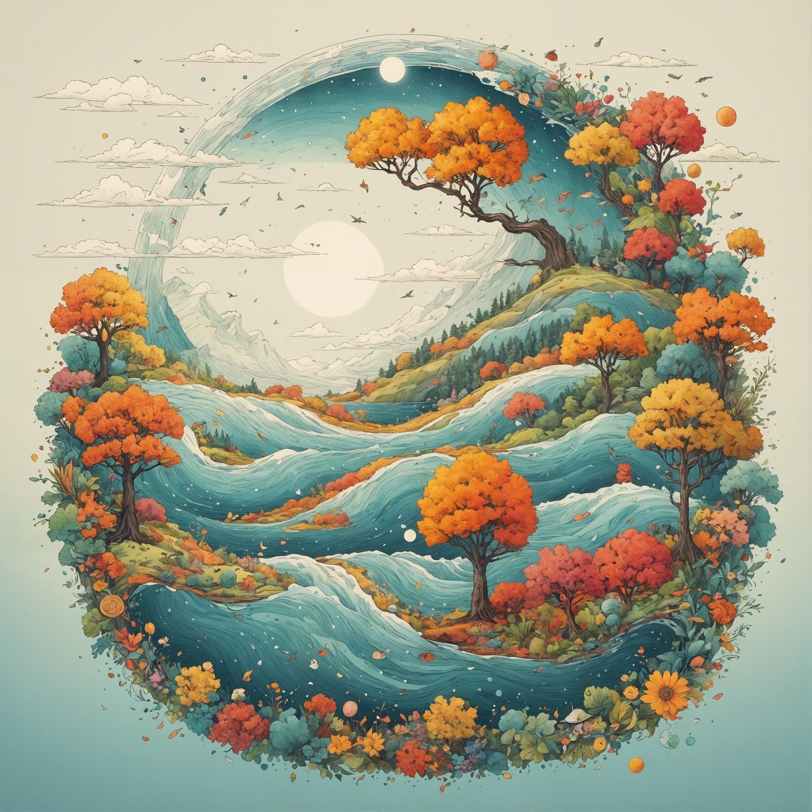 Concept of Inner Peace and Tranquility