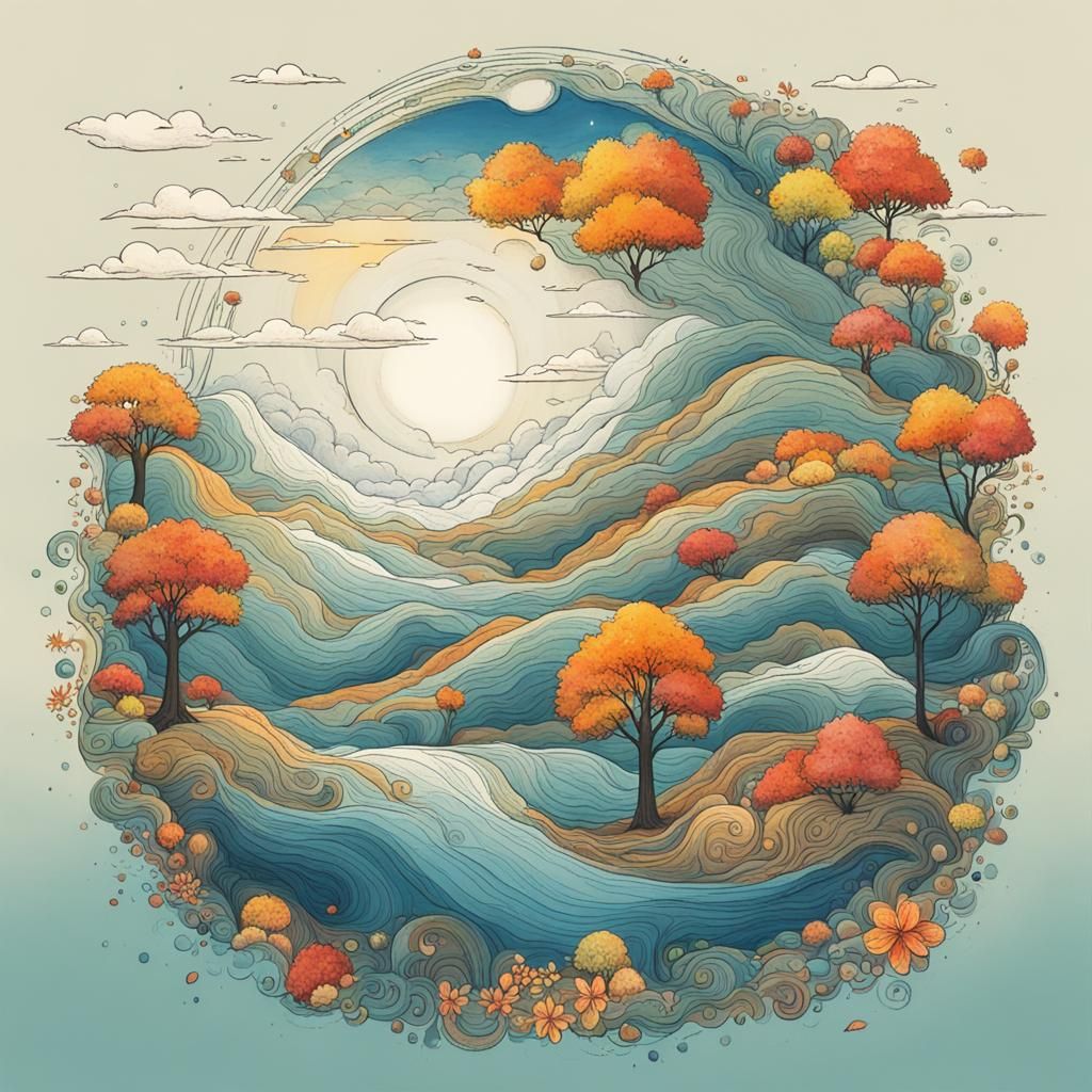 Abstract Visualization of Inner Peace