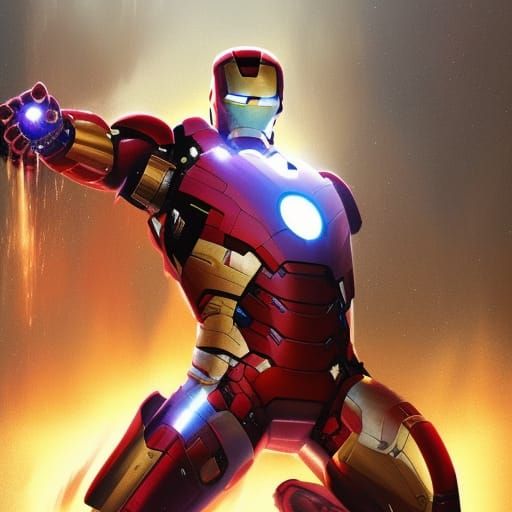 Elon Musk Battles Ironman: Hyperdetailed 8k Portrait