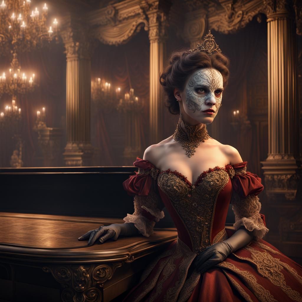 Female Phantom of the Opera in Box Five