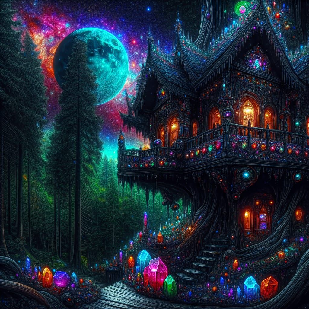 Jeweled Gothic Treehouse