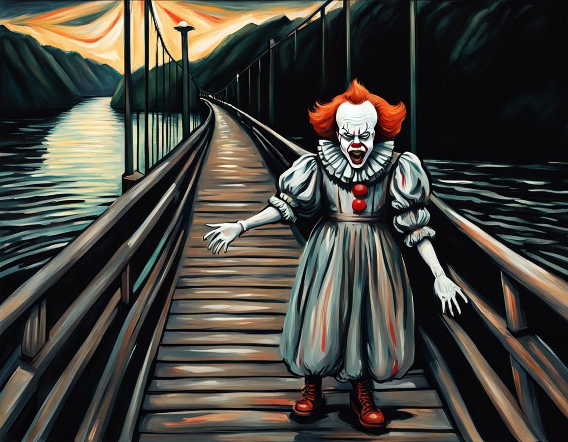 Pennywise's Scream: An Edvard Munch Inspired Horror
