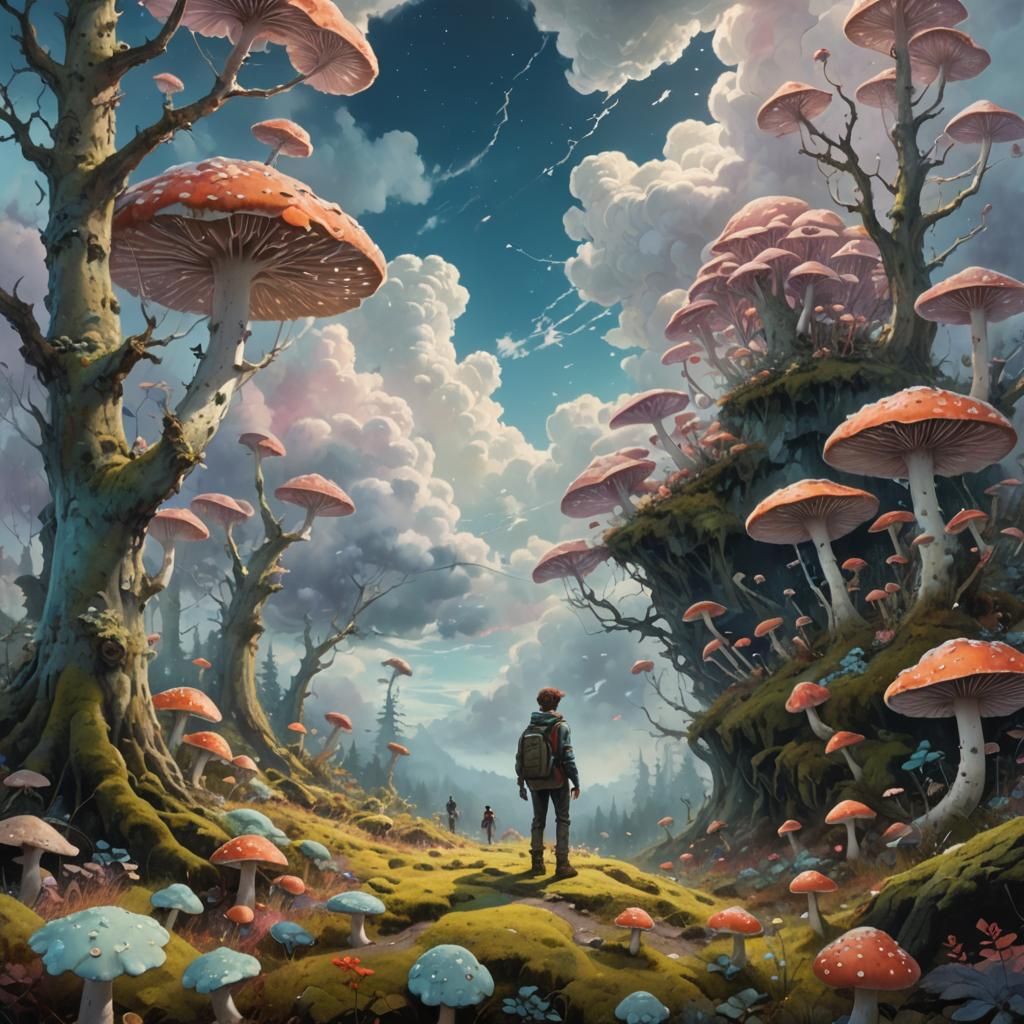 Ethereal Forest: A Fantastical Matte Painting