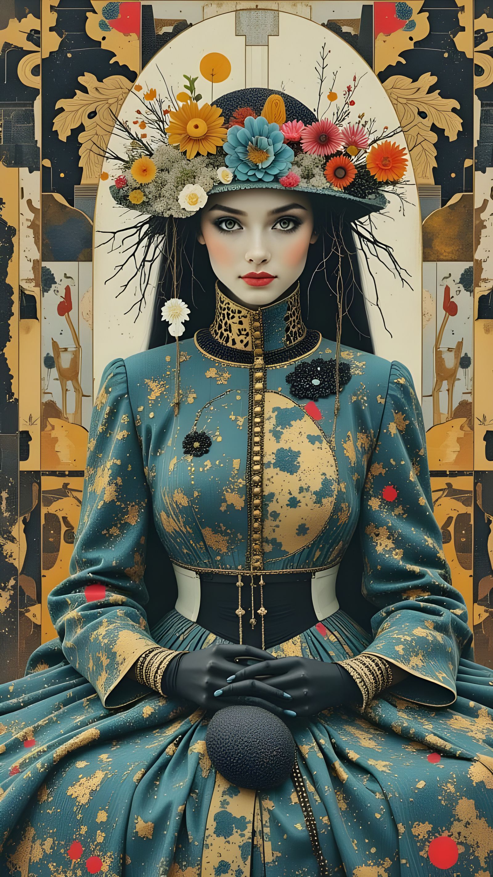 Amaterasu Embodiment in Haute Couture