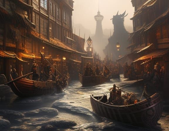 Drakkenheim's main canal