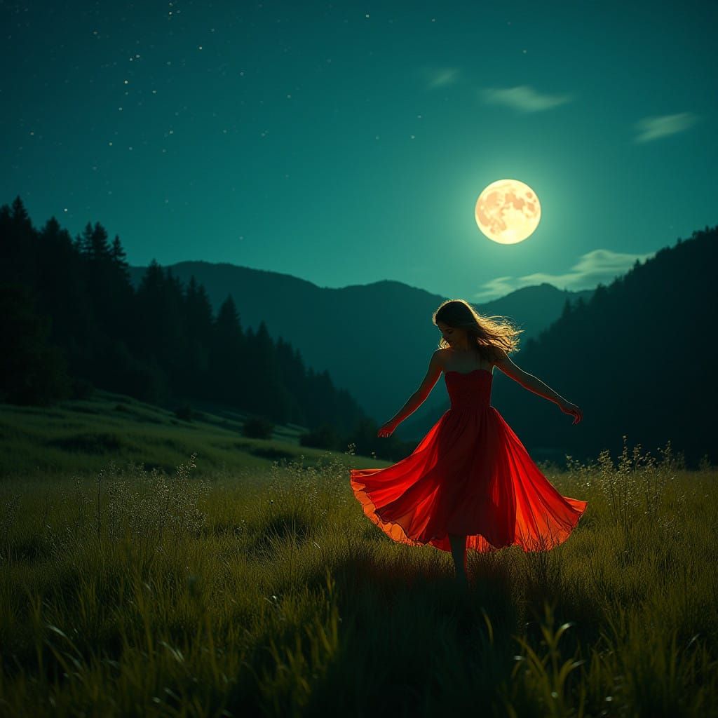 Dreamlike Beauty Under Starry Night Skies