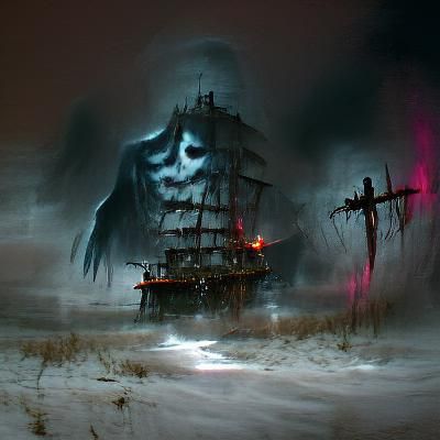 Ghost Pirate Ship of Lost Souls