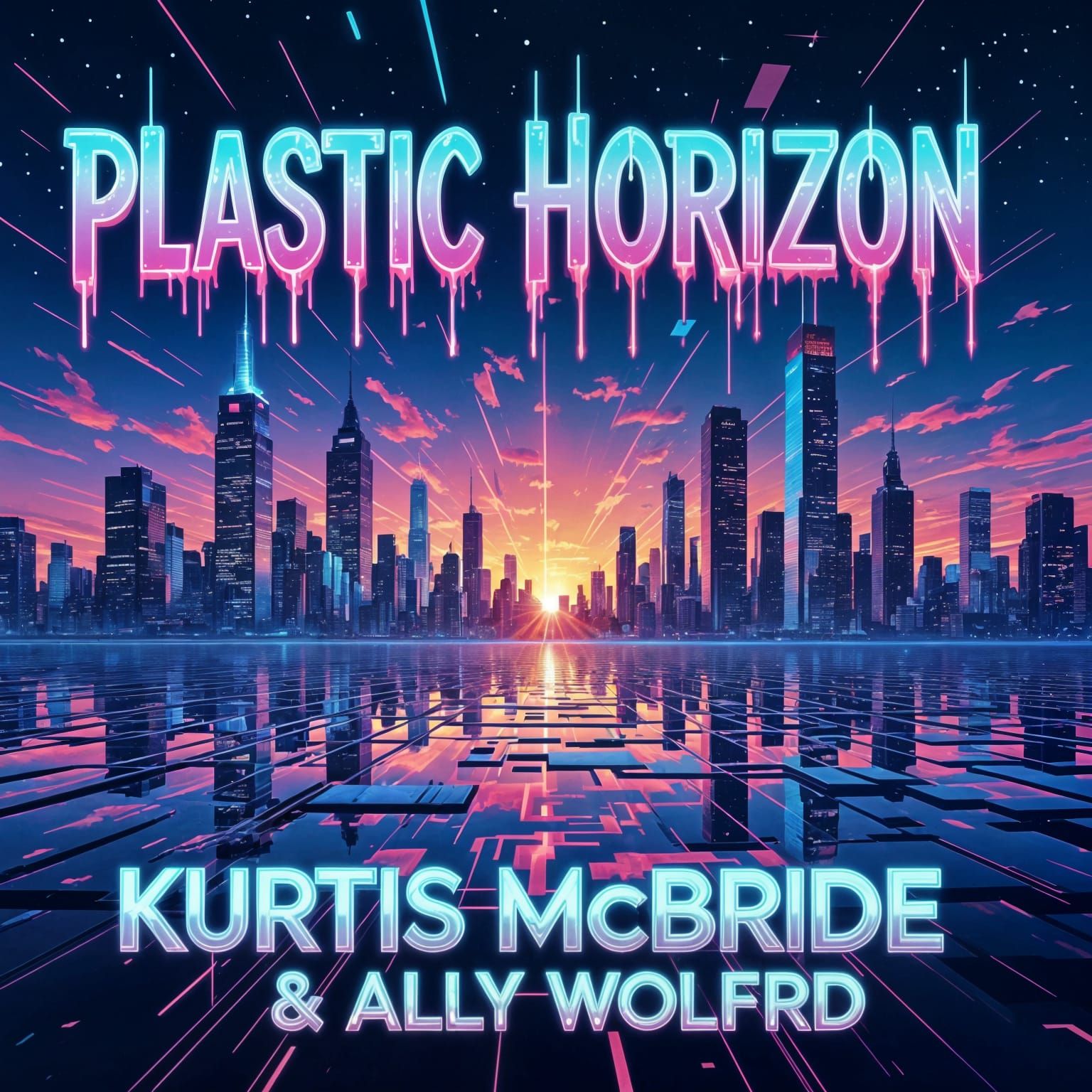 Futuristic Metropolis Unravels in a Kaleidoscope of Colors