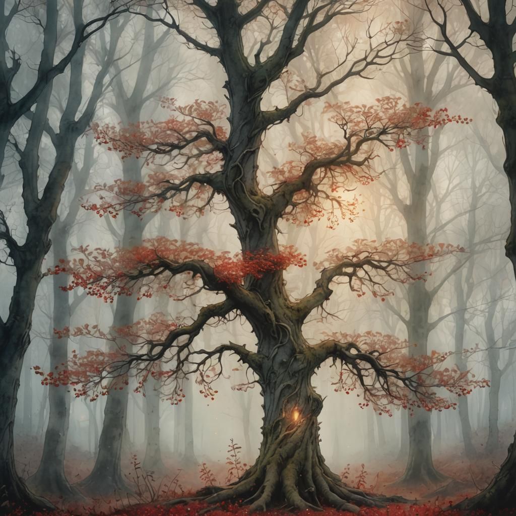 ""a magical Rowan tree""