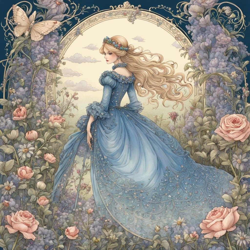 A Victorian Lady Enchants Wonderland with Whimsy and Eleganc...