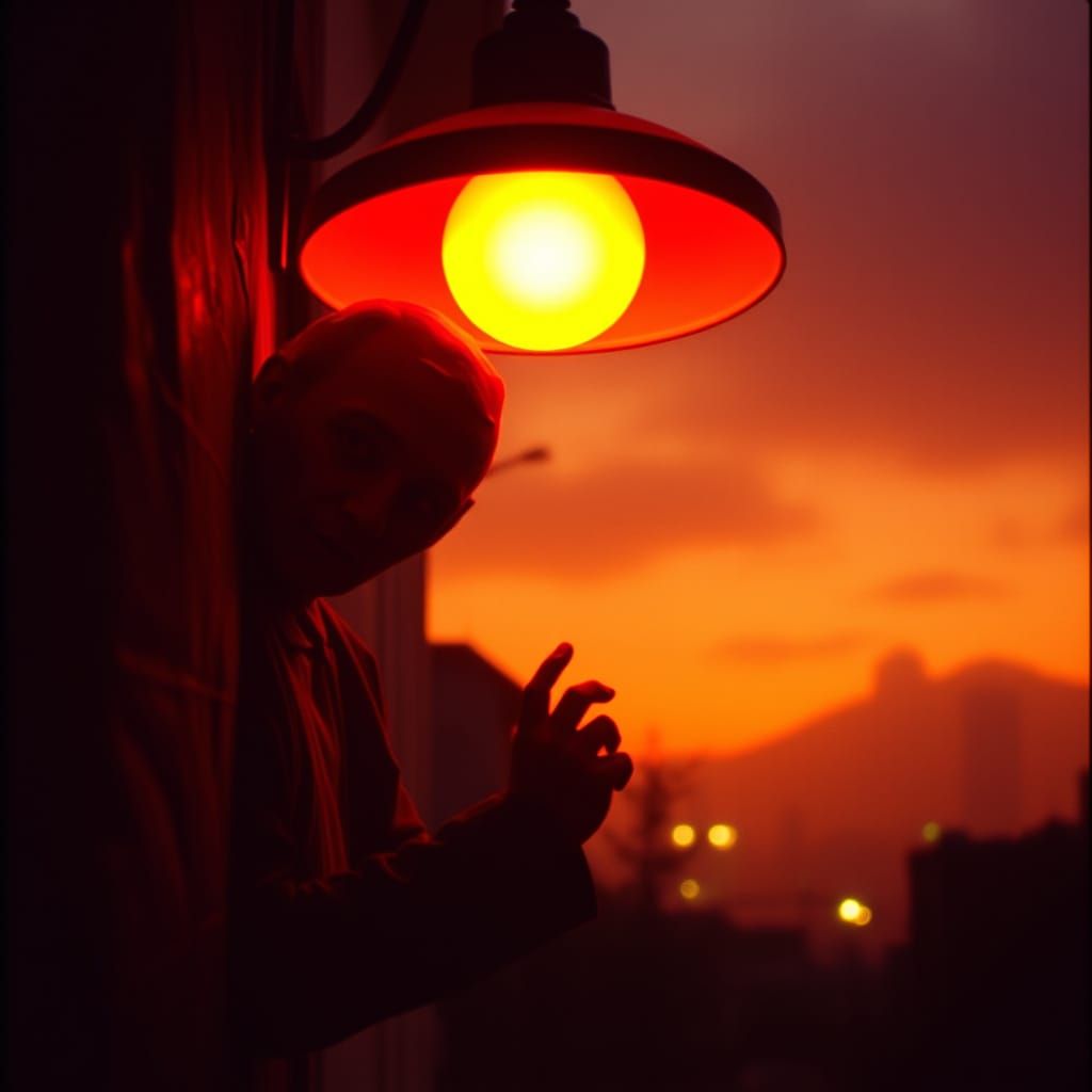 Eerie Hidden Killer in 1970s Giallo Style