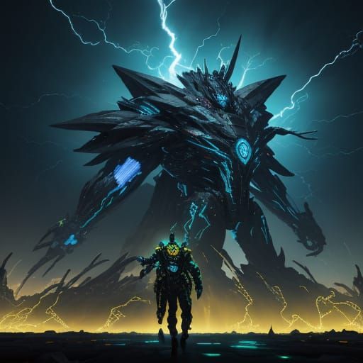 Monstrous Creature Crackles with Electric Energy