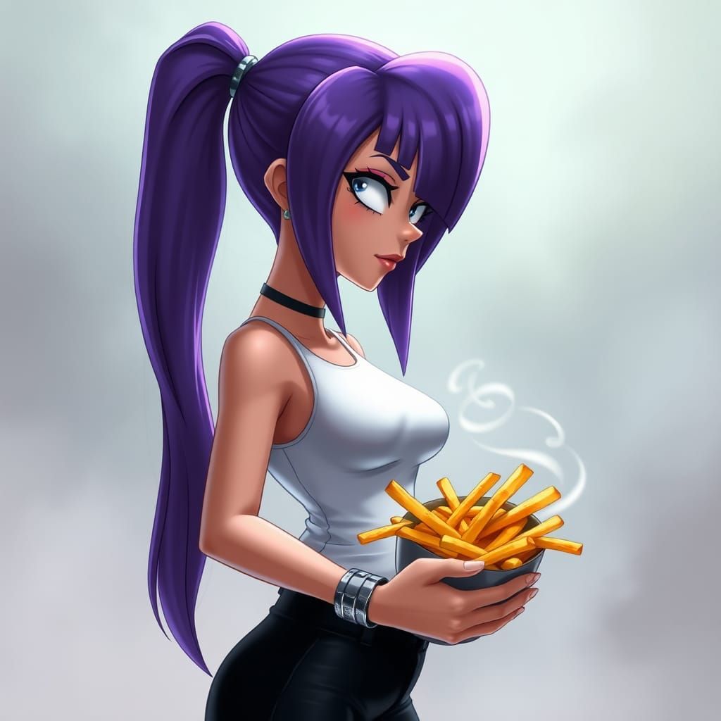 Leela From Futurama in Dreamy Mist