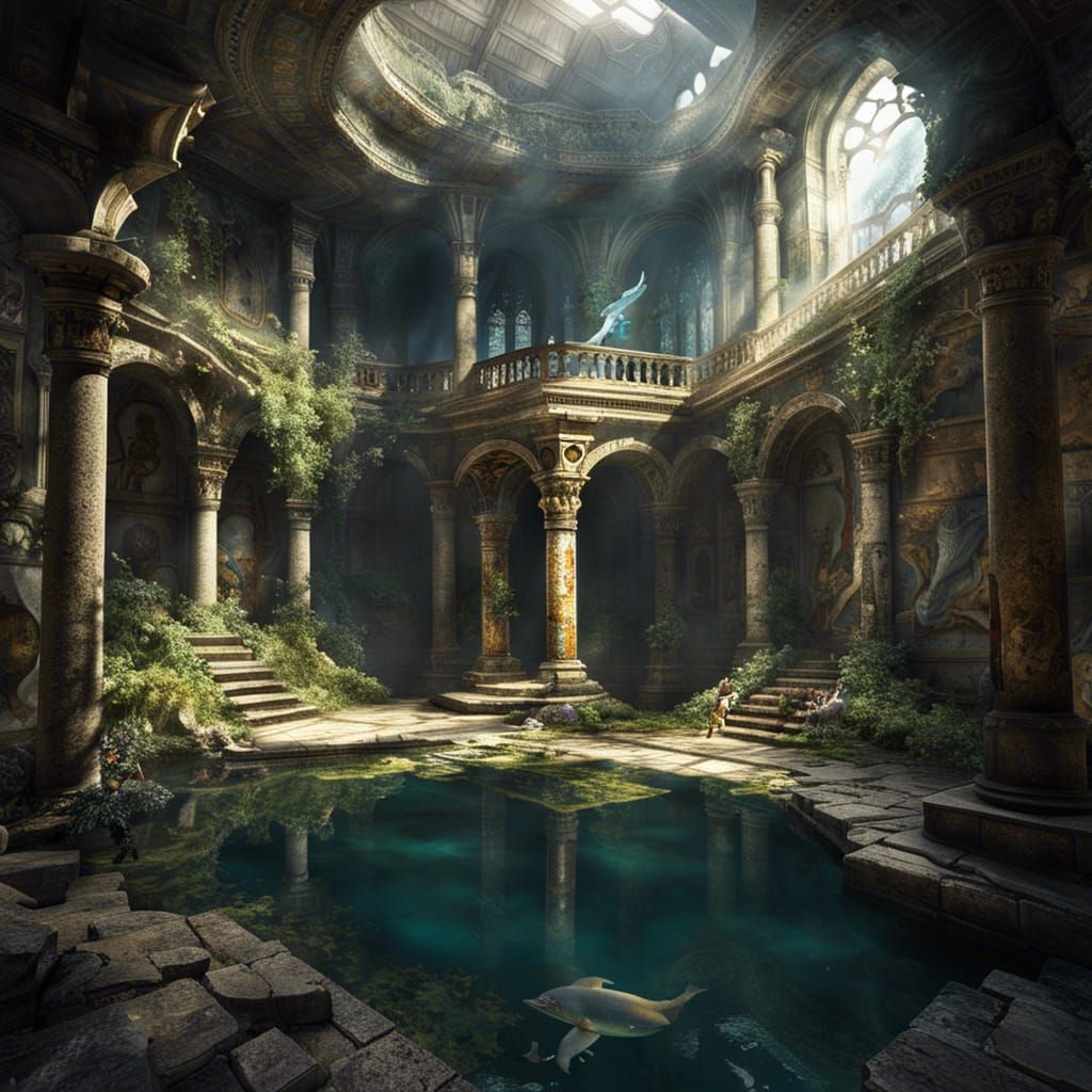 Abandoned Sea God Temple Ruins