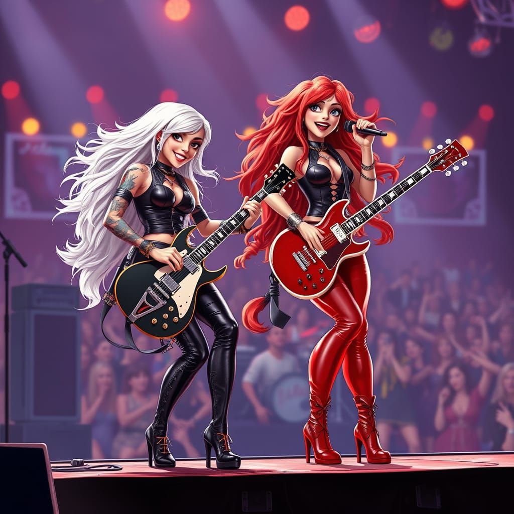 Rock Goddesses in Whimsical Candy Art