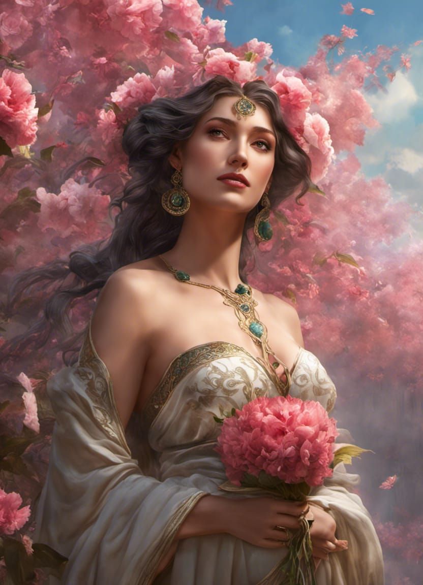 Persephone's Spring: An Art Nouveau Masterpiece