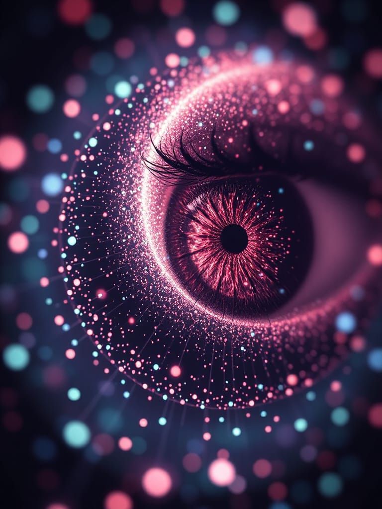 Quantum Dot Ditsyflowers Through the Wrong End of Cameraphon...