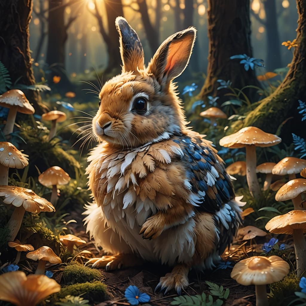 Chick and Rabbit Fantasy Concept Art
