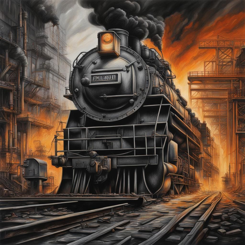 Hyperrealistic Portrait in Charcoal Drawing Style