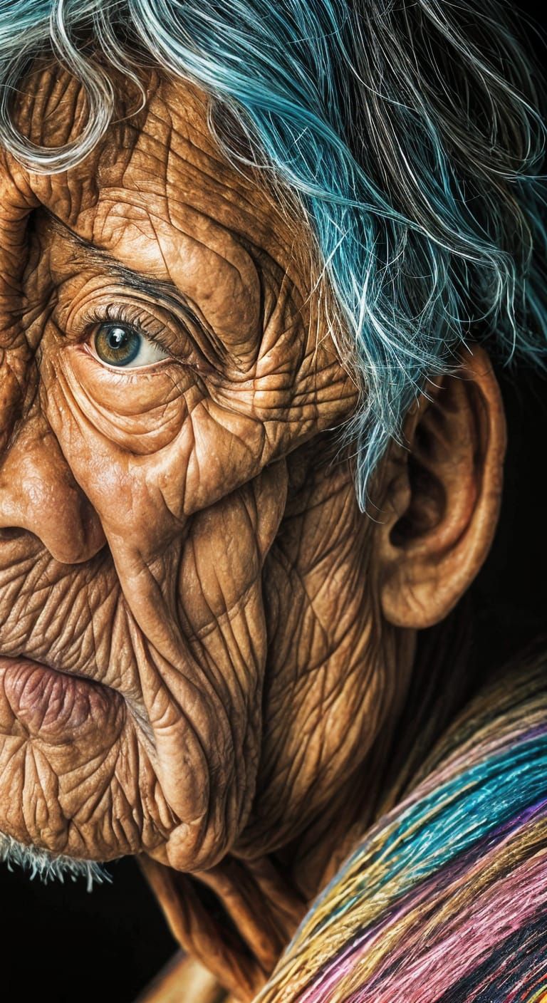 Aged Philosopher in Deep Contemplation