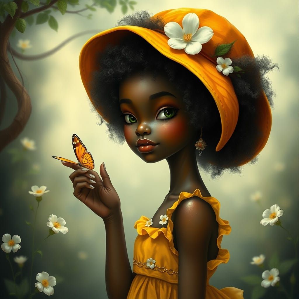 Ethereal Fantasy Portrait in Hyperdetailed Style