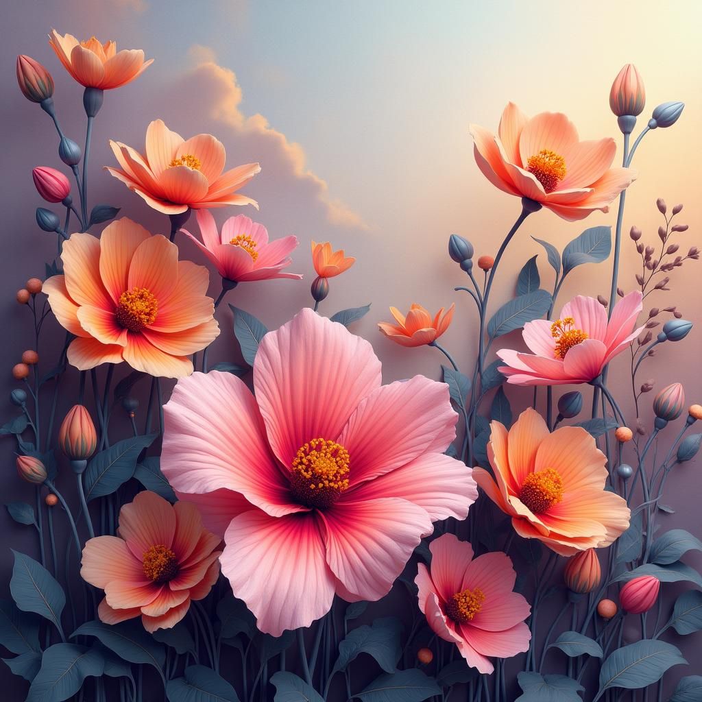 Minimalistic Flowers