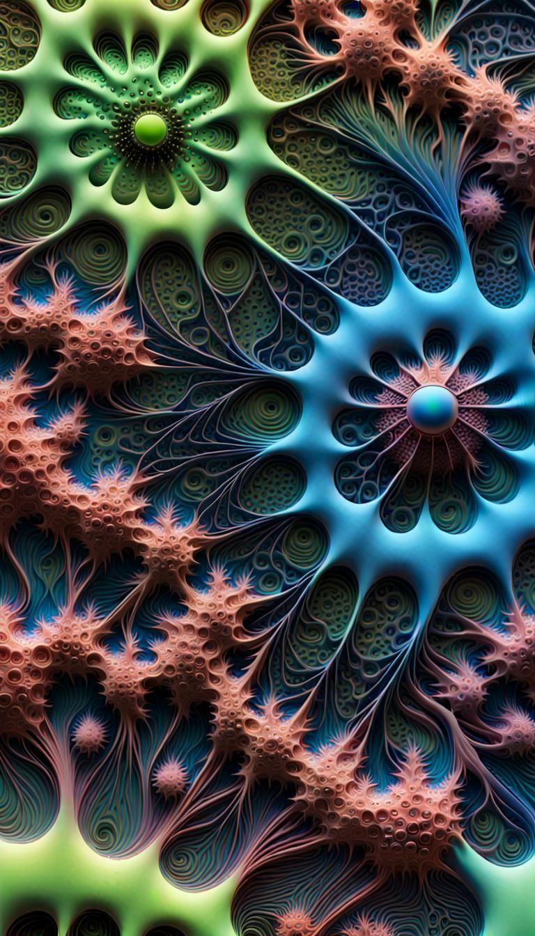Prebiotic to Biotic Matter: Fractal Art in Terracotta and Bl...