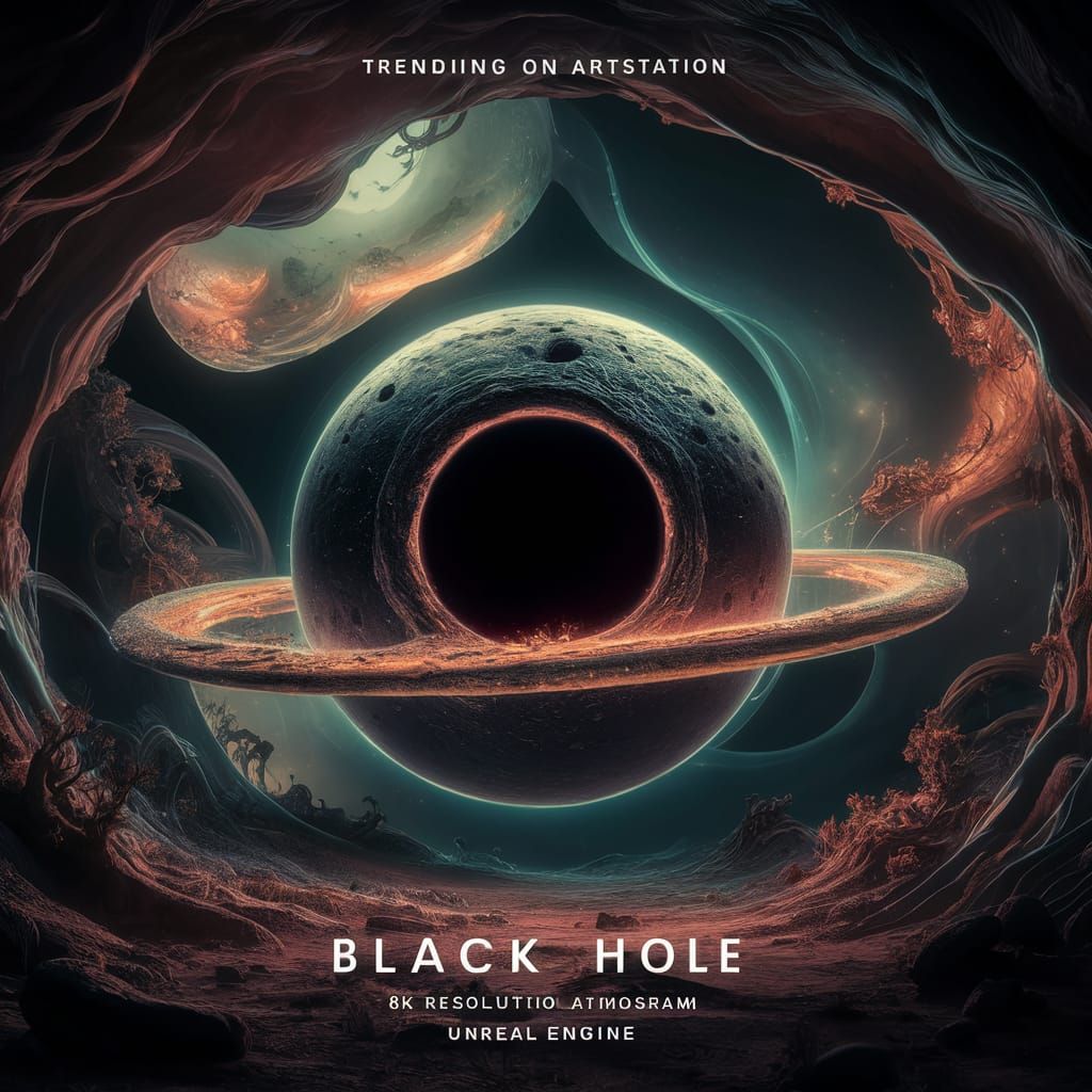 Primordial Black Hole in Alien Landscape: 3D Hologram