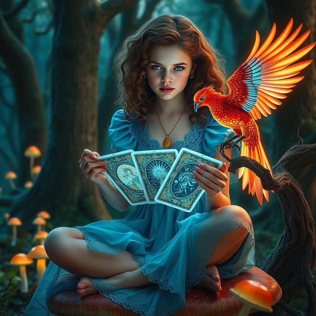 Alice in Wonderland Tarot Reading with Phoenix