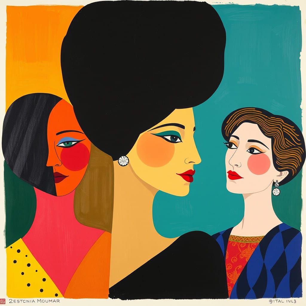 Three Surreal Women.