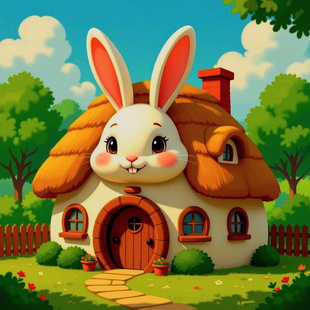 Rabbit Structure Inspired House Design