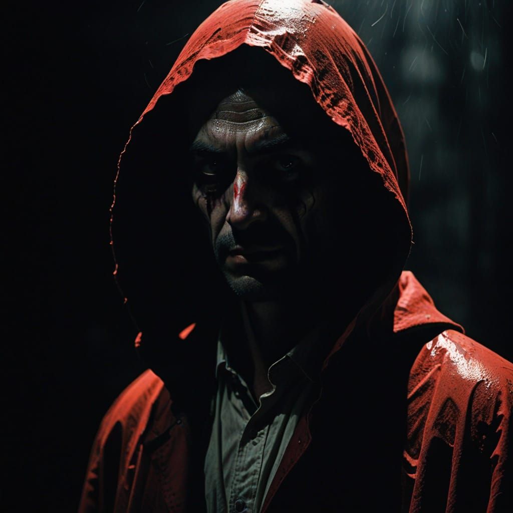 Dark Fantasy Figure in Moody Cinematic Lighting