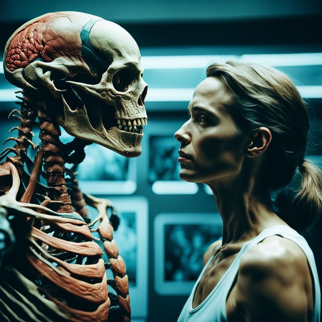 Cinematic Anatomy Study of Adam and Eve