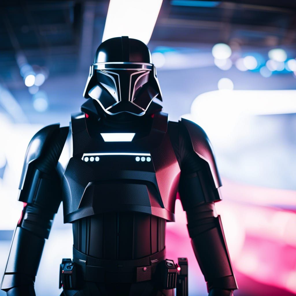 Cyberpunk Suit in Hyper-Realistic Photography