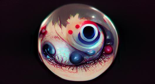 Detailed Image of a Human Eyeball
