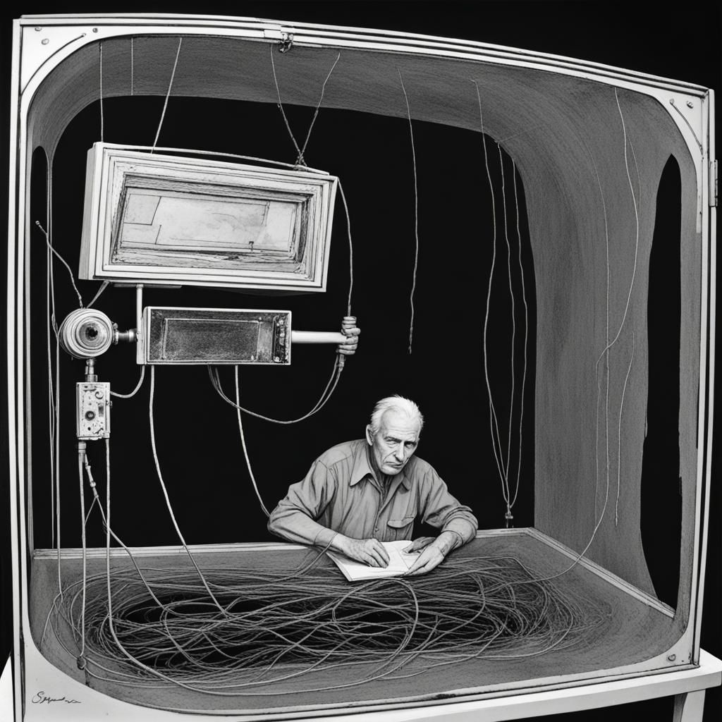 Psychic Criminal's Vortex Monitor in Detailed Matte Painting