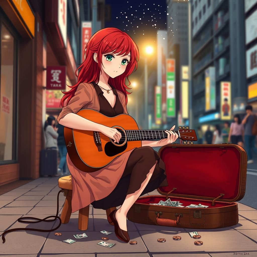 Busking in Shinjuku