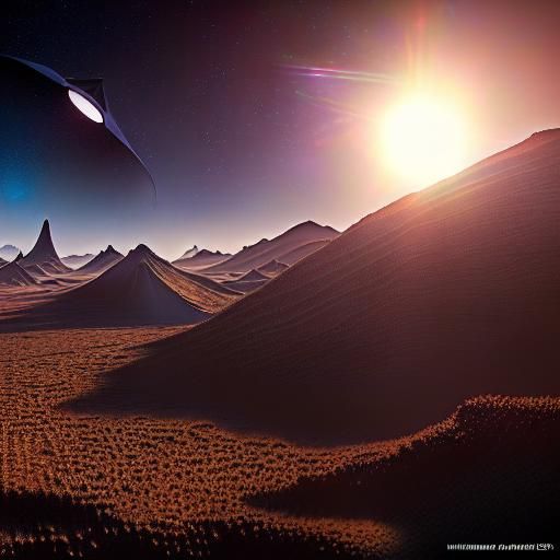 Roswell UFO Crash Site Concept Art