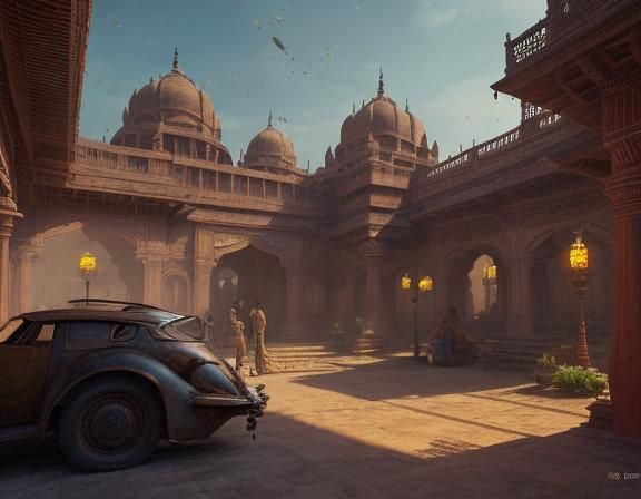 Bengali Woman in Morning Light: Fantasy Realism