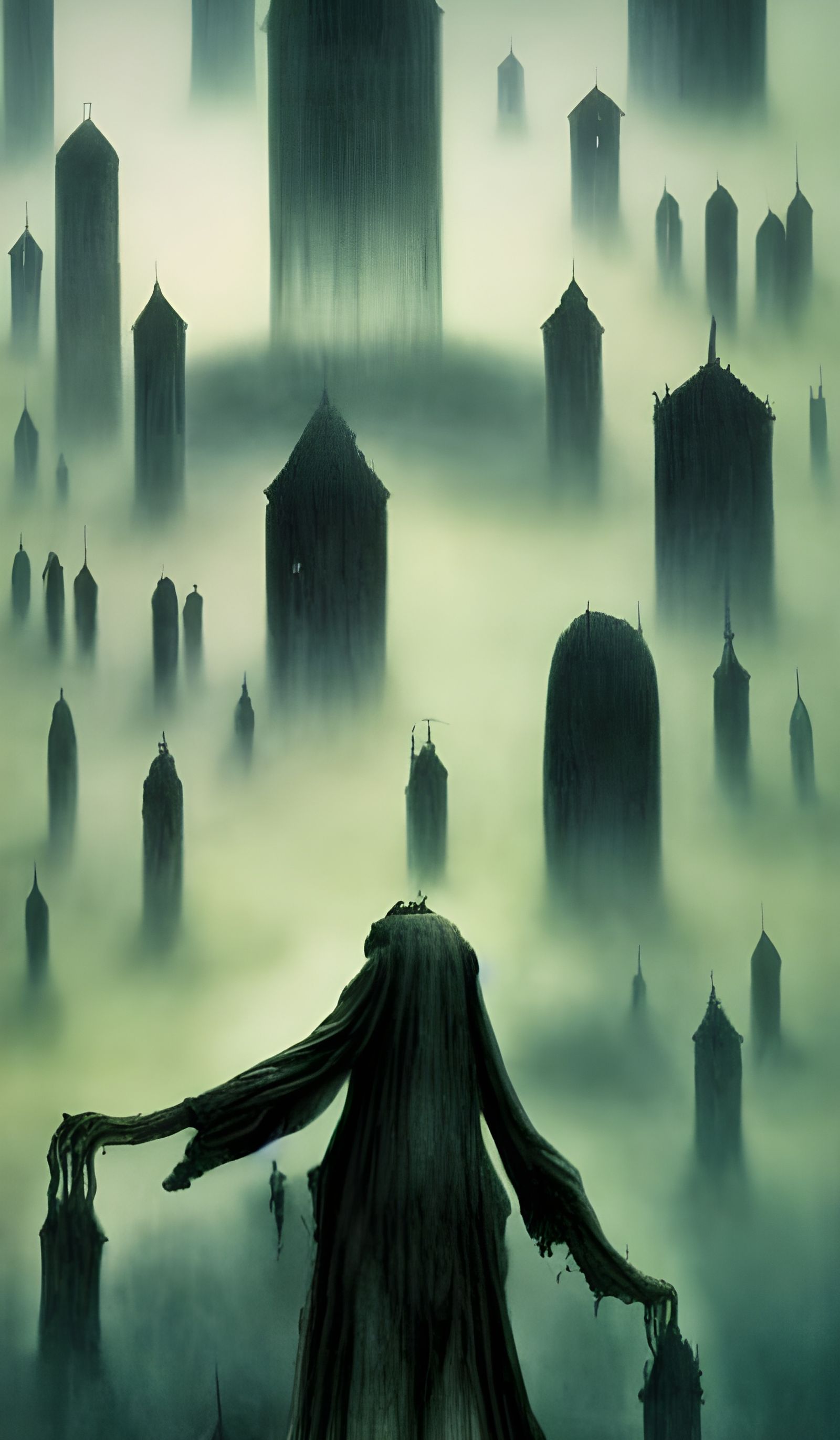 Sinister Lord of Desires: Watercolor Horror Masterpiece