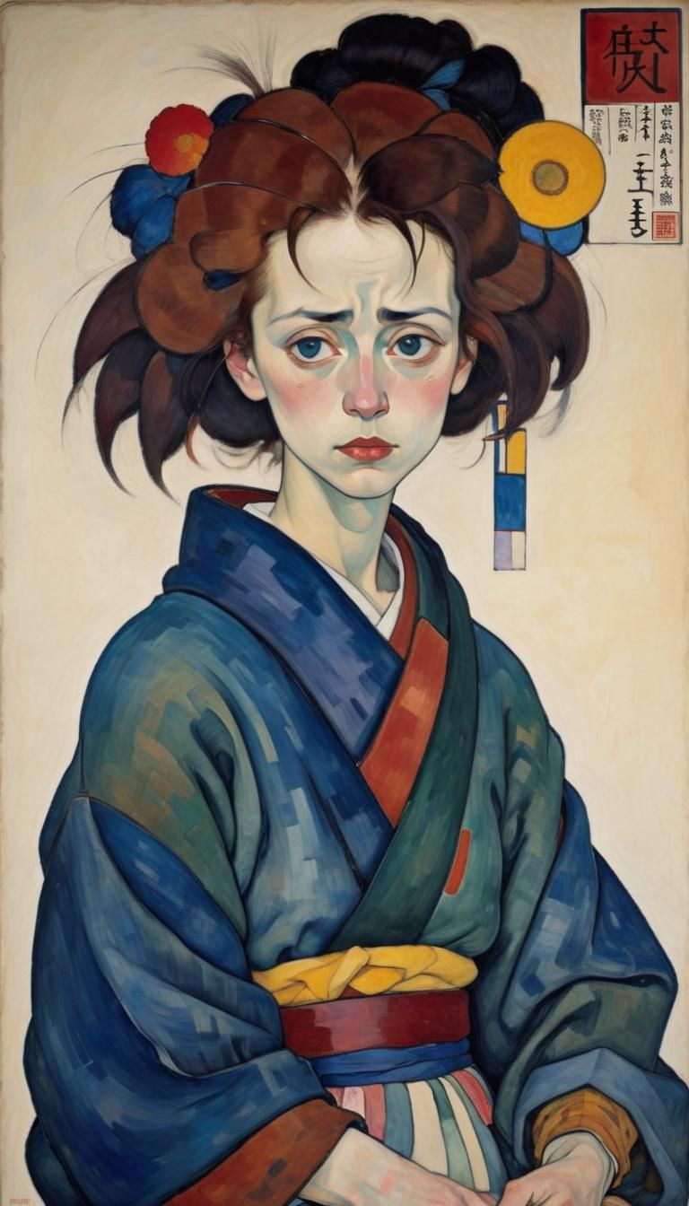 Ukiyo-e Meets Expressionism: A Visual Fusion