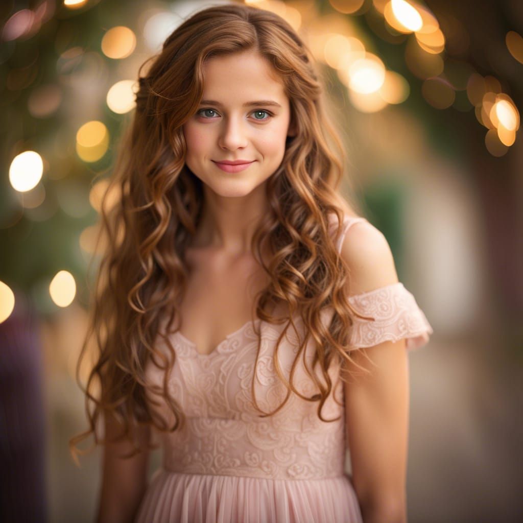 Romantic Hermione Granger Portrait in Natural Lighting