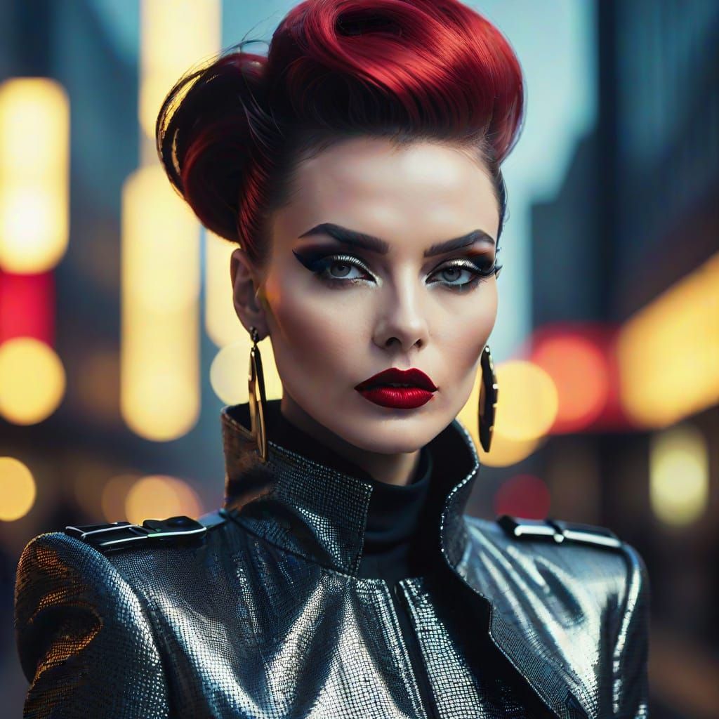 High-fashion portrait